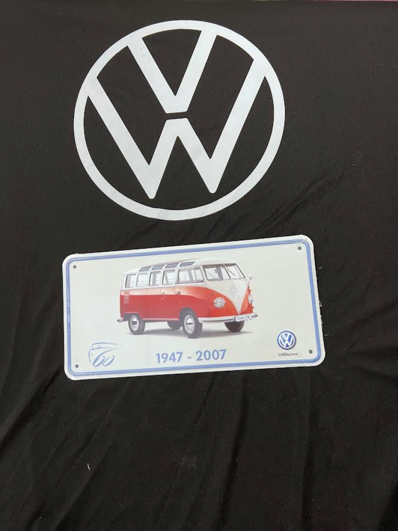 Plaque Volkswagen Combi